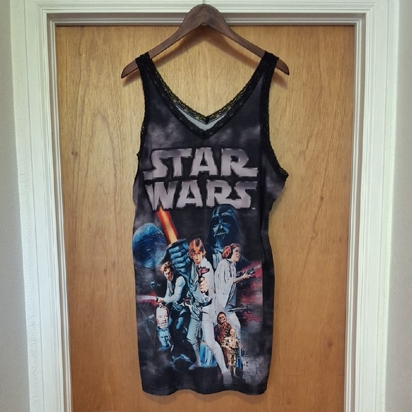 💚 10/$15 Star Wars Graphic Tank Dress - Picture 1 of 6
